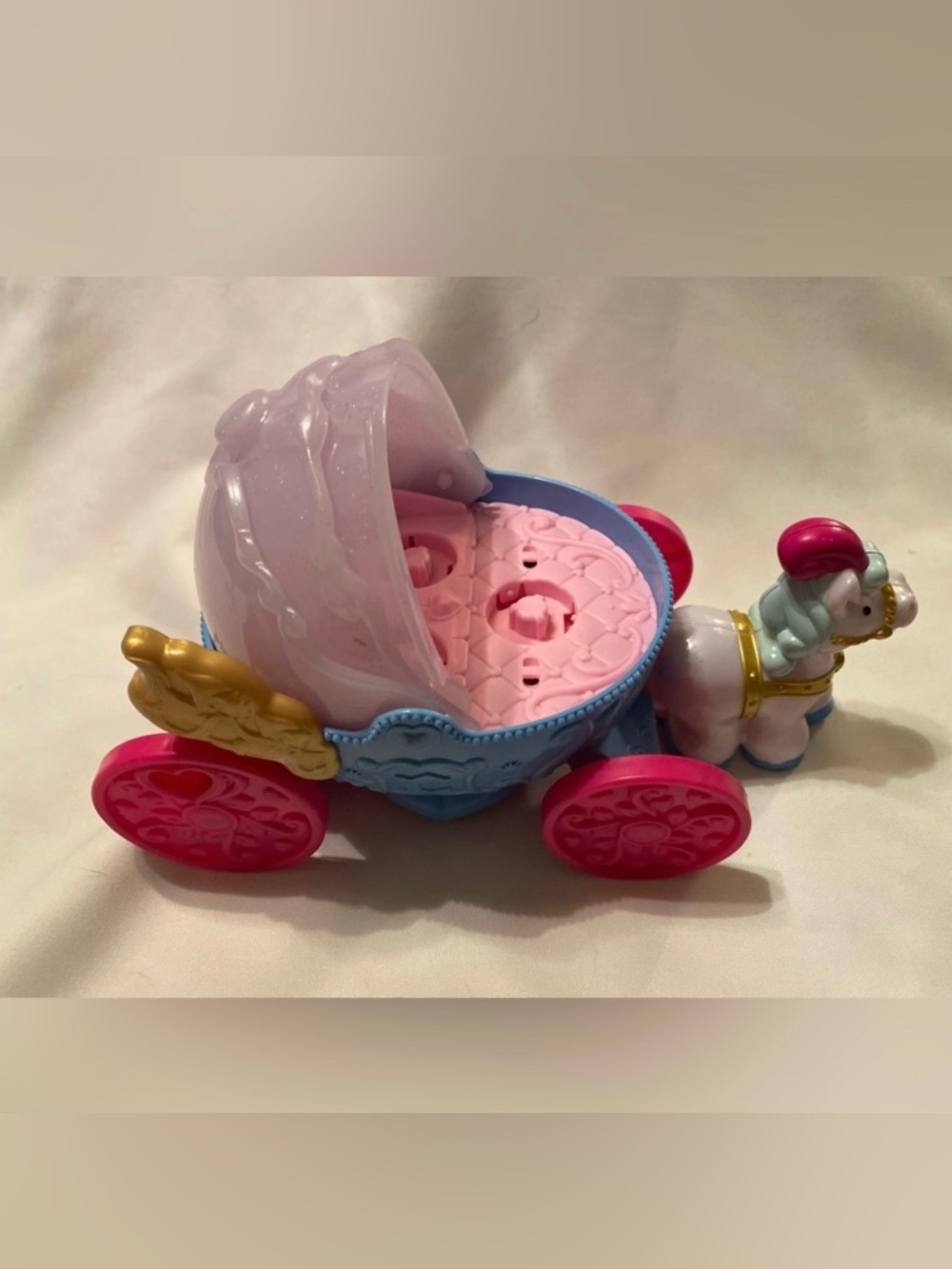 Fisher Price Little People Princess Cinderella Carriage 2015 - Picture 11 of 11